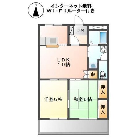 カーサーアスールの物件間取画像